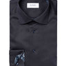 Eton Shirts Eton - Navy Floral Effect Signature Twill Shirt