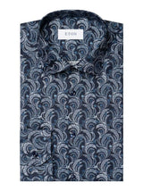 Eton Shirts Eton - Navy Floral Print Shirt