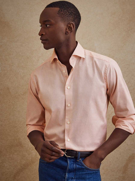 Eton Shirts Eton - Oxford Orange Shirt
