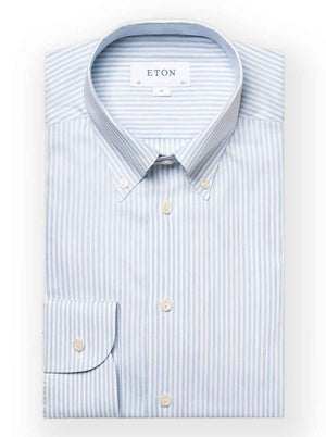 Eton Shirts Eton - Oxford Striped Shirt