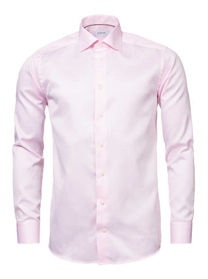 Eton Shirts Eton - Pink Signature Twill Shirt