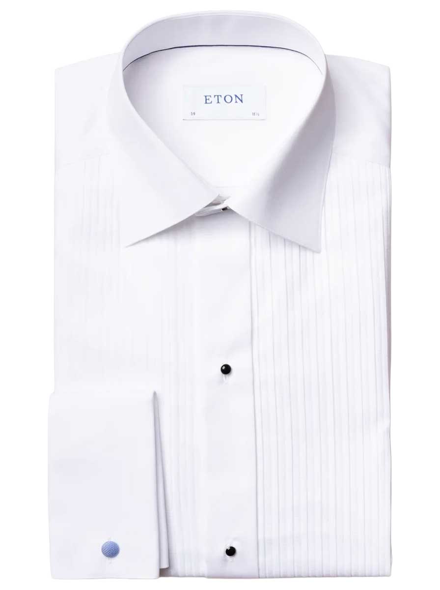 Eton Shirts Eton - Plissé White Dress Shirt