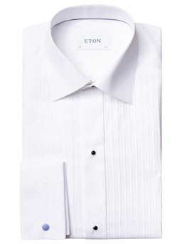 Eton Shirts Eton - Plissé White Dress Shirt