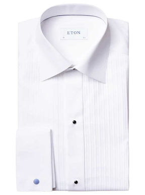 Eton Shirts Eton - Plissé White Dress Shirt