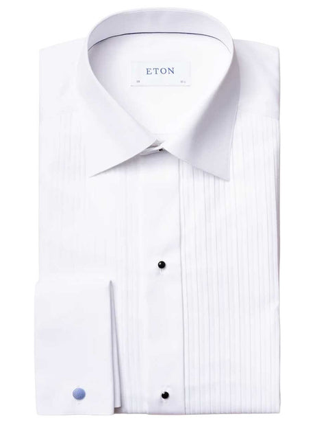 Eton Shirts Eton - Plissé White Dress Shirt
