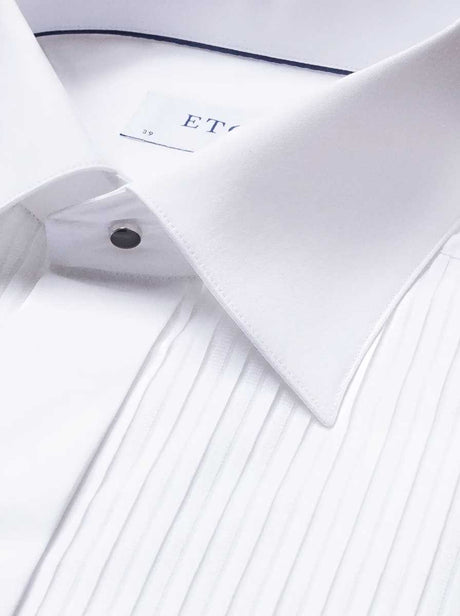 Eton Shirts Eton - Plissé White Dress Shirt