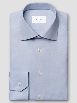 Eton Shirts Eton - Royal Oxford Blue Shirt