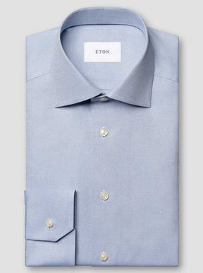 Eton Shirts Eton - Royal Oxford Blue Shirt