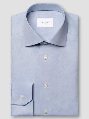 Eton Shirts Eton - Royal Oxford Blue Shirt