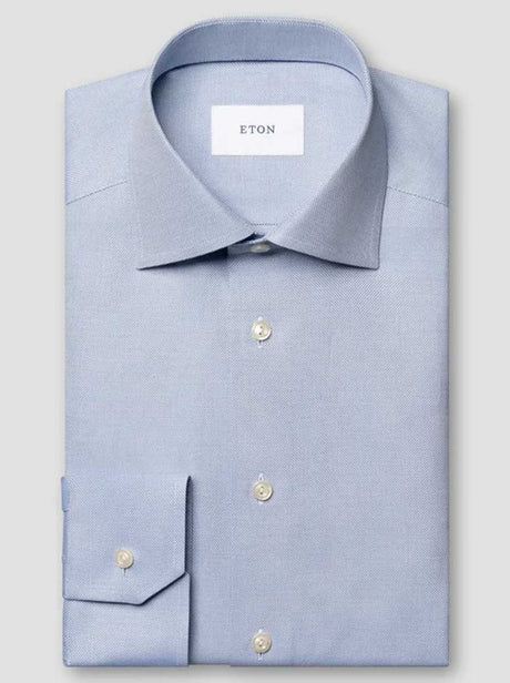 Eton Shirts Eton - Royal Oxford Blue Shirt