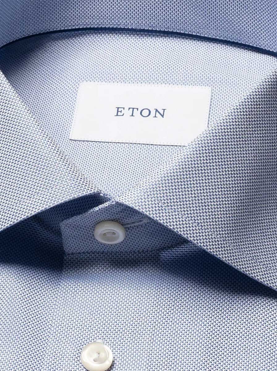 Eton Shirts Eton - Royal Oxford Blue Shirt