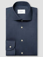 Eton Shirts Eton - Signature Flannel Dark Blue Shirt
