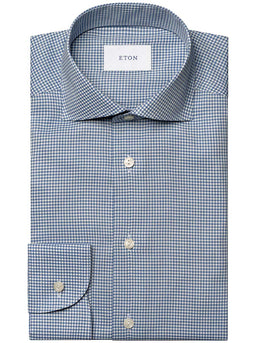 Eton Shirts Eton - Signature Flannel Micro Check Shirt