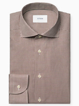 Eton Shirts Eton - Signature Flannel Micro Check Shirt