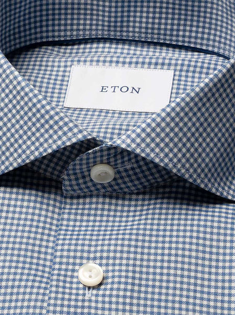 Eton Shirts Eton - Signature Flannel Micro Check Shirt