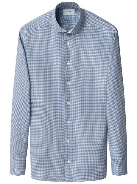 Eton Shirts Eton - Signature Flannel Micro Check Shirt