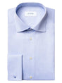 Eton Shirts Eton - Signature Twill Double Cuff Light Blue Shirt