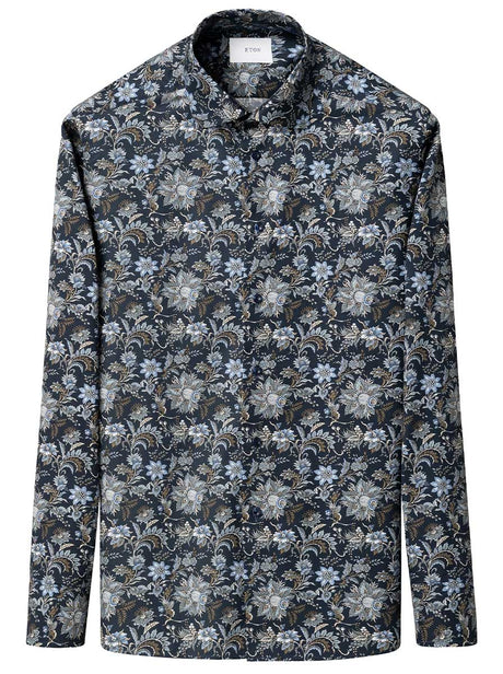 Eton Shirts Eton - Signature Twill Floral Print Shirt