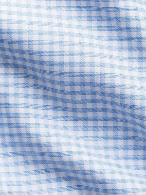 Eton Shirts Eton - Signature Twill Light Blue Check Shirt