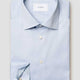 Eton Shirts Eton - Signature Twill Light Blue Shirt w/ Geometric Print Trim