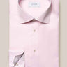 Eton Shirts Eton - Signature Twill Shirt - Geometric Trim Details