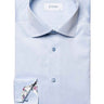 Eton Shirts Eton - Signature Twill Shirt w/ Floral Print Trim