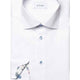 Eton Shirts Eton - Signature Twill Shirt w/ Floral Print Trim