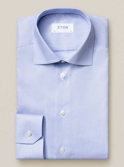 Eton Shirts Eton - Striped Shirt With Contrast Buttons