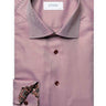 Eton Shirts Eton - Textured Twill Shirt w/ Paisley Print Trim