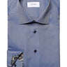 Eton Shirts Eton - Textured Twill Shirt w/ Paisley Print Trim