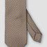 Eton Ties Eton - Geometric Link Printed Brown Silk Tie