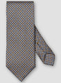 Eton Ties Eton - Geometric Link Printed Navy Silk Tie