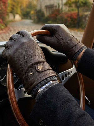 Failsworth Gloves Failsworth - Dutton Deerskin Brown Gloves