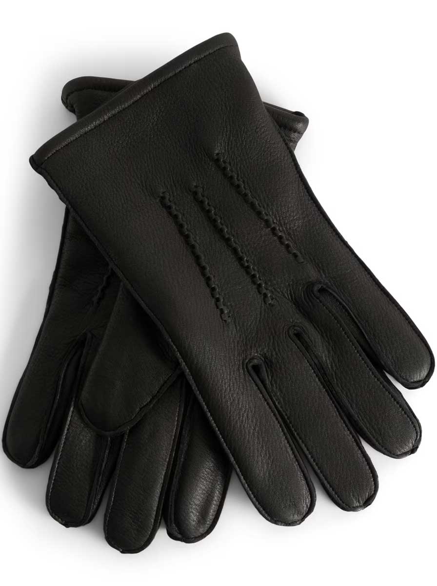 Failsworth Gloves Failsworth - Winston Deerskin Black Gloves