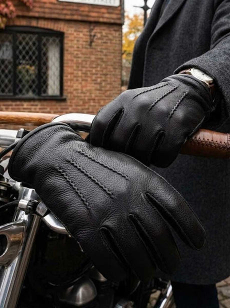 Failsworth Gloves Failsworth - Winston Deerskin Black Gloves