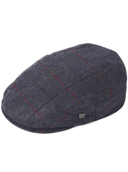 Failsworth Headwear Failsworth - Cambridge Mallalieus Tweed Charcoal Flat Cap