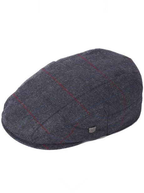 Failsworth Headwear Failsworth - Cambridge Mallalieus Tweed Charcoal Flat Cap