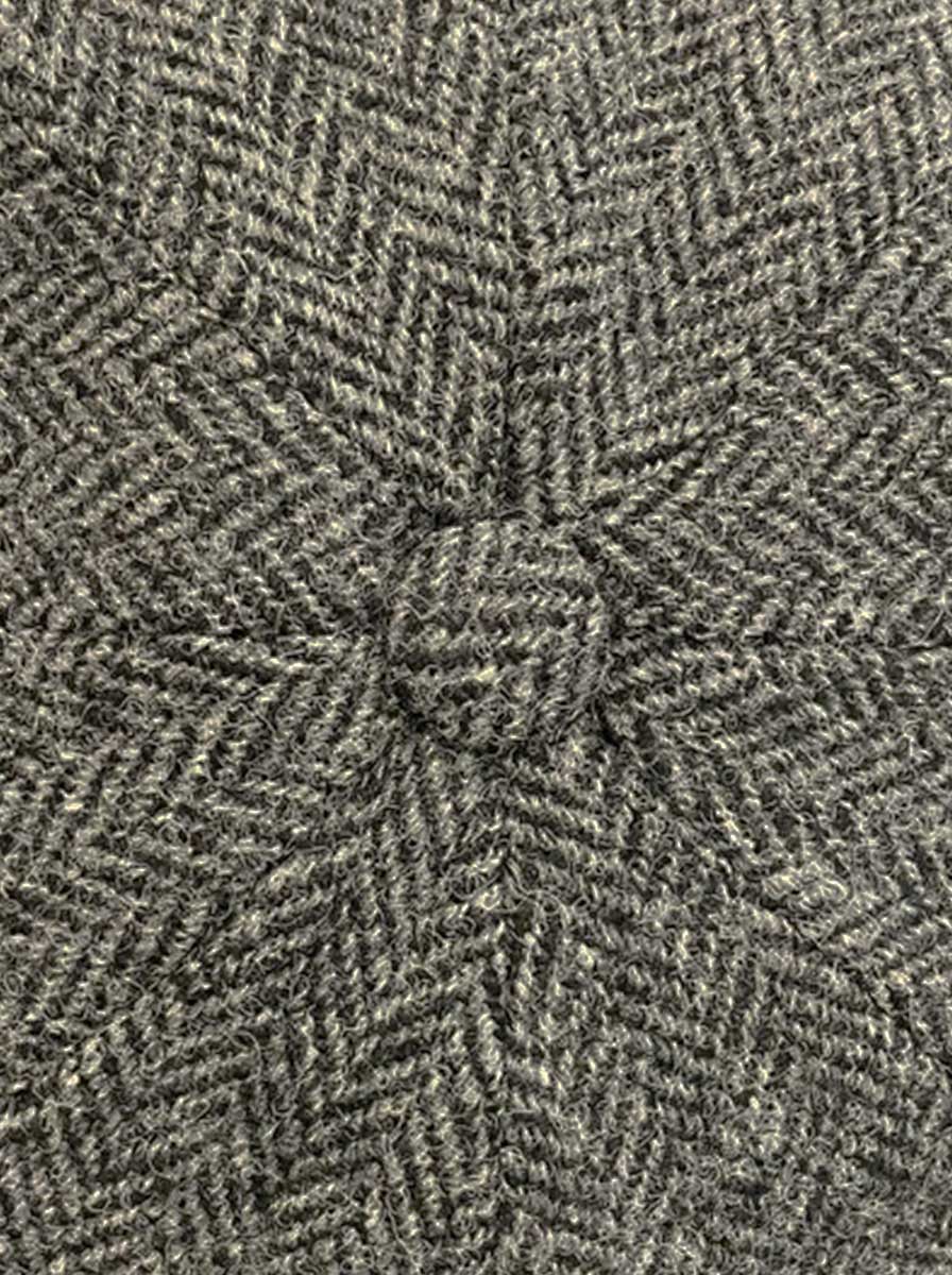 Failsworth Headwear Failsworth - Harris Tweed Herringbone 8 Panel Flat Cap