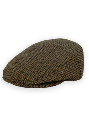 Failsworth Headwear Failsworth - Houndstooth Tweed Flat Cap