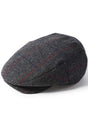 Failsworth Headwear Failsworth - Waterproof Lovat Tweed Charcoal Flat Cap 001628 226