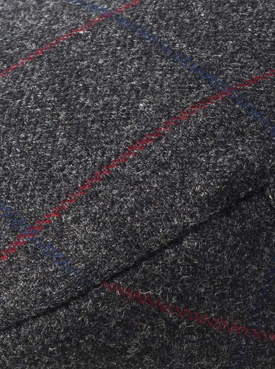 Failsworth Headwear Failsworth - Waterproof Lovat Tweed Charcoal Flat Cap 001628 226