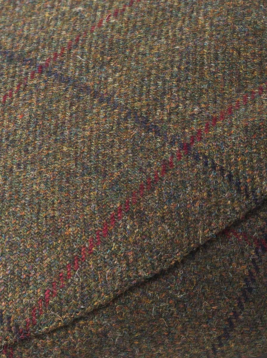 Failsworth Headwear Failsworth - Waterproof Lovat Tweed forest Flat Cap 001628 226