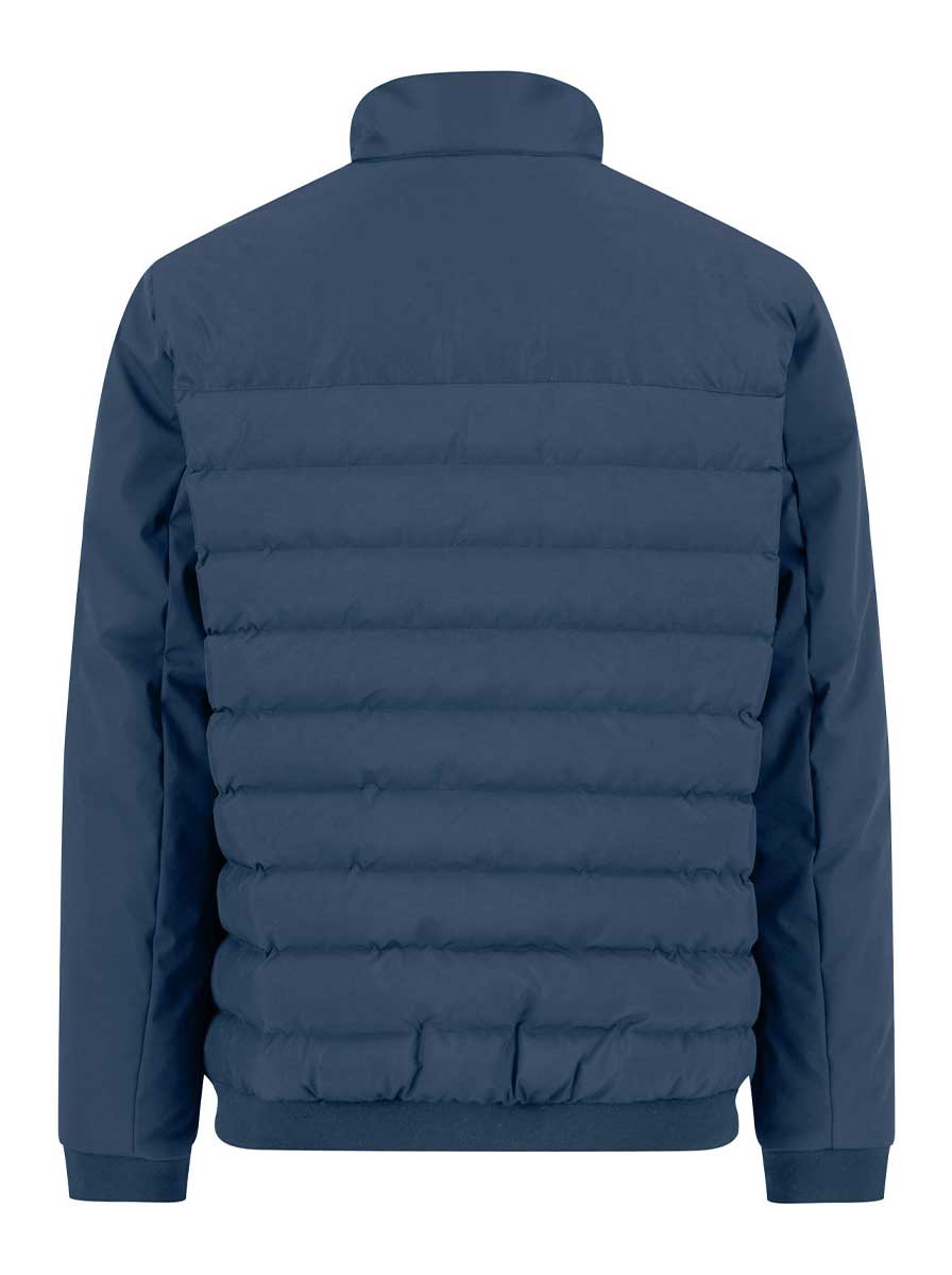 Fynch Hatton Coats Fynch Hatton - Misty Blue Quilted Bomber Jacket