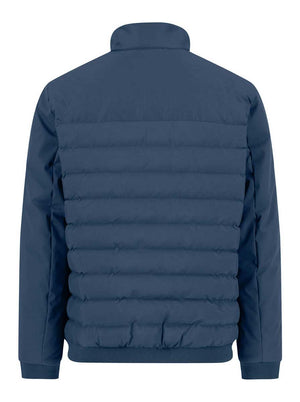 Fynch Hatton Coats Fynch Hatton - Misty Blue Quilted Bomber Jacket