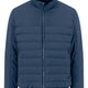 Fynch Hatton Coats Fynch Hatton - Misty Blue Quilted Bomber Jacket