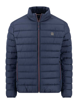 Fynch Hatton Coats Fynch Hatton - Navy Quilted Bomber Jacket