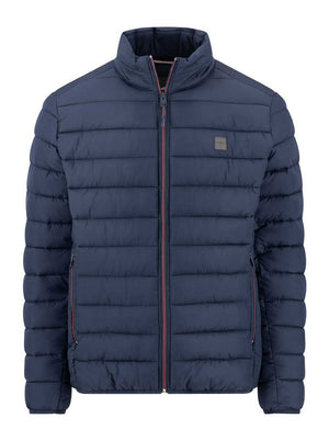 Fynch Hatton Coats Fynch Hatton - Navy Quilted Bomber Jacket