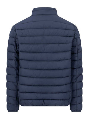 Fynch Hatton Coats Fynch Hatton - Navy Quilted Bomber Jacket