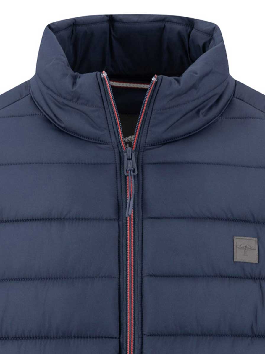 Fynch Hatton Coats Fynch Hatton - Navy Quilted Bomber Jacket
