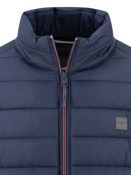 Fynch Hatton Coats Fynch Hatton - Navy Quilted Bomber Jacket